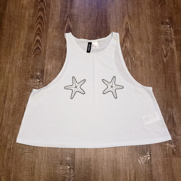 Starfish Mermaid Crop Top - Picture 5 of 7